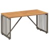 Table de jardin Gris et marron 80 x 40 x 40 cm polyrotin 622106622106
