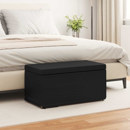 Tabouret Noir Cuir Synthétique et Bois Composite 622109622109