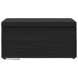 Tabouret Noir Cuir Synthétique et Bois Composite 622109622109
