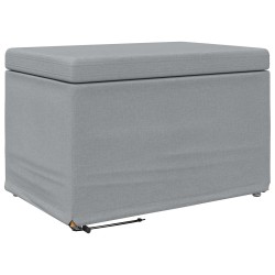 Tabouret Gris clair 61 x 41 x 40 cm Tissu et bois stratifié 622112622112