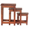 Tables gigognes 3 pcs Bois d'acacia massif 622118622118