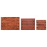 Tables gigognes 3 pcs Bois d'acacia massif 622118622118
