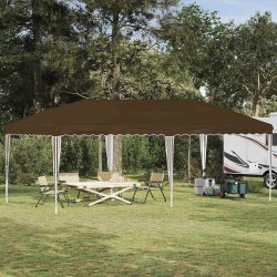 Tente de fête pop-up 575 x 290 x 245 cm Taupe 622119622119