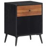 Table de chevet 40x30x50 cm bois massif de teck 622121622121