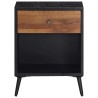 Table de chevet 40x30x50 cm bois massif de teck 622121622121