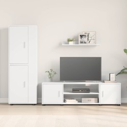 Ensemble meuble TV Blanc Bois d'ingénierie 622126622126