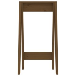 Tabourets lot de 2 marron miel 40x40x75 cm bois massif de pin 622130622130