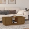 Table basse Marron miel 110x50x40 cm Bois massif de pin 622134622134