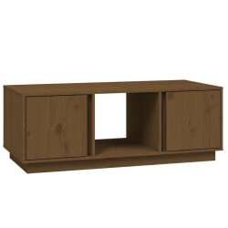 Table basse Marron miel 110x50x40 cm Bois massif de pin 622134622134