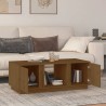 Table basse Marron miel 110x50x40 cm Bois massif de pin 622134622134