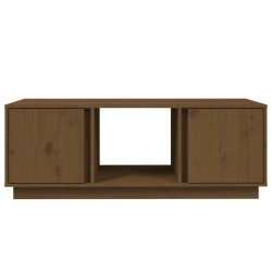 Table basse Marron miel 110x50x40 cm Bois massif de pin 622134622134