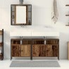 Meubles de salle de bain 3 pcs Marron Bois d'ingénierie 622135622135
