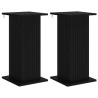 Support de Plante 2 pcs Noir 30,5 x 30 x 60,5 cm 622136622136