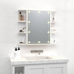 Armoire à miroir avec LED Blanc 70x16,5x60 cm 622138622138