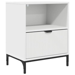 Cabinet de chevet Blanc 49 x 36 x 61 cm Bois d'ingénierie 622148622148