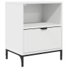Cabinet de chevet Blanc 49 x 36 x 61 cm Bois d'ingénierie 622148622148