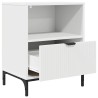 Cabinet de chevet Blanc 49 x 36 x 61 cm Bois d'ingénierie 622148622148