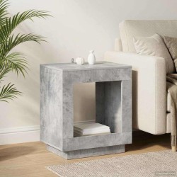 Table d'appoint Gris béton 60 x 40 x 65 cm Bois d'ingénierie 622150622150