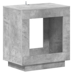 Table d'appoint Gris béton 60 x 40 x 65 cm Bois d'ingénierie 622150622150