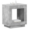 Table d'appoint Gris béton 60 x 40 x 65 cm Bois d'ingénierie 622150622150
