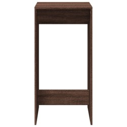 Table de bar chêne marron 51x50x103,5 cm bois d'ingénierie 622152622152