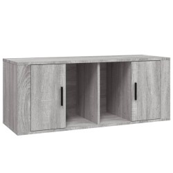 Meuble TV Sonoma gris 100x35x40 cm Bois d'ingénierie 622153622153