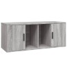 Meuble TV Sonoma gris 100x35x40 cm Bois d'ingénierie 622153622153