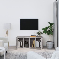Meuble TV Sonoma gris 100x35x40 cm Bois d'ingénierie 622153622153