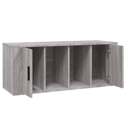 Meuble TV Sonoma gris 100x35x40 cm Bois d'ingénierie 622153622153