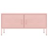 Meuble TV Rose 105x35x50 cm Acier 622155622155