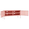 Meuble TV Rose 105x35x50 cm Acier 622155622155