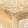 Table de chevet peinte à la main 40x30x60 cm Bois de manguier 622159622159