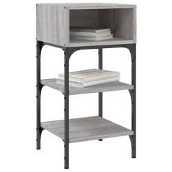 Tables de chevet 2 pcs sonoma gris 35x34,5x70cm bois ingénierie 622161622161
