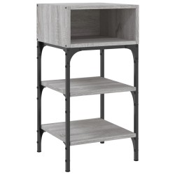 Tables de chevet 2 pcs sonoma gris 35x34,5x70cm bois ingénierie 622161622161