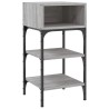Tables de chevet 2 pcs sonoma gris 35x34,5x70cm bois ingénierie 622161622161