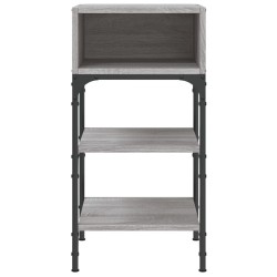 Tables de chevet 2 pcs sonoma gris 35x34,5x70cm bois ingénierie 622161622161
