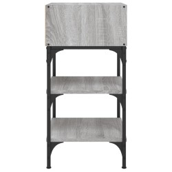 Tables de chevet 2 pcs sonoma gris 35x34,5x70cm bois ingénierie 622161622161