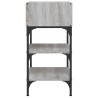 Tables de chevet 2 pcs sonoma gris 35x34,5x70cm bois ingénierie 622161622161
