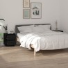 Tables de chevet 2 pcs Noir 40x35x50 cm Bois de pin solide 622163622163