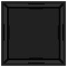 Table basse Noir 60x60x35 cm Verre trempé 622164622164