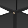 Table basse Noir 60x60x35 cm Verre trempé 622164622164