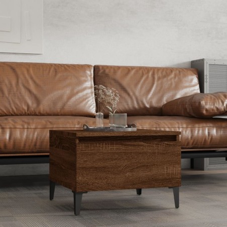 Table d'appoint Chêne marron 50x46x35 cm Bois d'ingénierie 622167622167