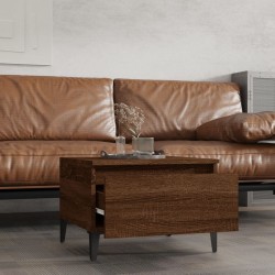 Table d'appoint Chêne marron 50x46x35 cm Bois d'ingénierie 622167622167