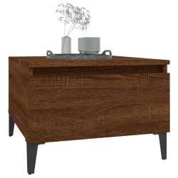 Table d'appoint Chêne marron 50x46x35 cm Bois d'ingénierie 622167622167