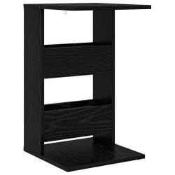 Table d'appoint Chêne noir 40 x 35 x 60,5 cm Bois d'ingénierie 622170622170