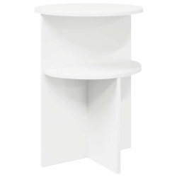 Table d'appoint Blanc Ø 39,5 x 55 cm Bois d'ingénierie 622171622171