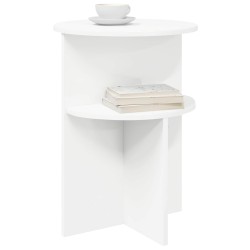 Table d'appoint Blanc Ø 39,5 x 55 cm Bois d'ingénierie 622171622171