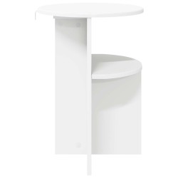 Table d'appoint Blanc Ø 39,5 x 55 cm Bois d'ingénierie 622171622171