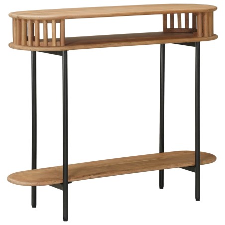 Table d'appoint faite main Brun Teck 90 x 30 x 75 cm 622175622175