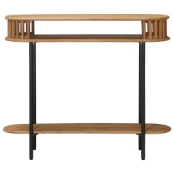 Table d'appoint faite main Brun Teck 90 x 30 x 75 cm 622175622175